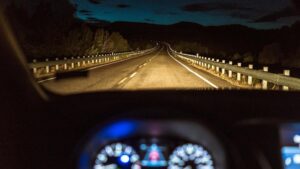 Night driving in India