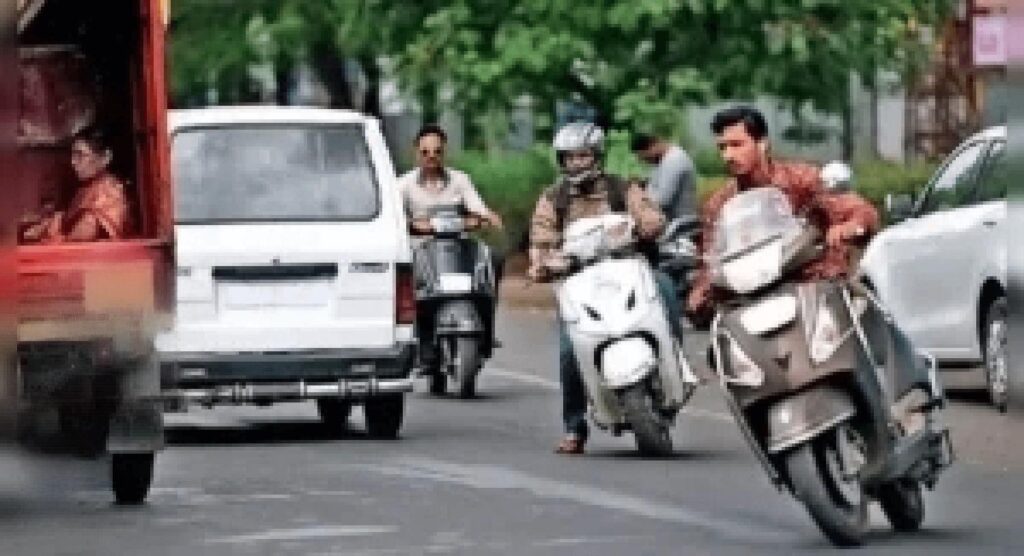 wrong side driving in india